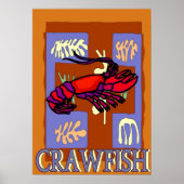 Crawfrish After Matisse Poster (Voorkant)