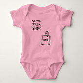 Crawl Loop Winkel Baby body met eigen ontwerp Romper (Voorkant)
