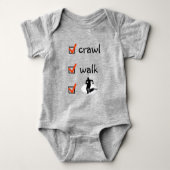 Crawl, lopen, Football, Rugby, Vooty Romper (Voorkant)