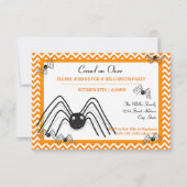 Crawl on Over - 3x5 Halloween Party Uitnodigen Kaart (Voorkant)