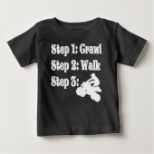 Crawl walk ATV baby shirt (Voorkant)