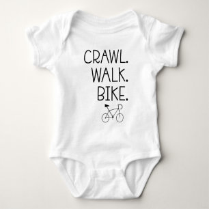 Crawl Walk Bike - Schattigee fietser - bakken Romper