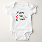 Crawl Walk Cricket Romper (Voorkant)