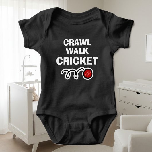 CRAWL WALK CRICKET sportbodysuit voor nieuwe baby Romper