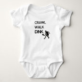 Crawl Walk Dink Baby Bodypakje Romper (Voorkant)