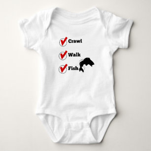 Crawl Walk Fish Romper