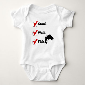 Crawl Walk Fish Romper