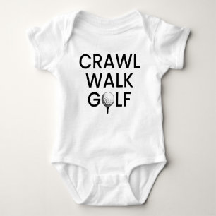Crawl Walk Golf Dad Romper