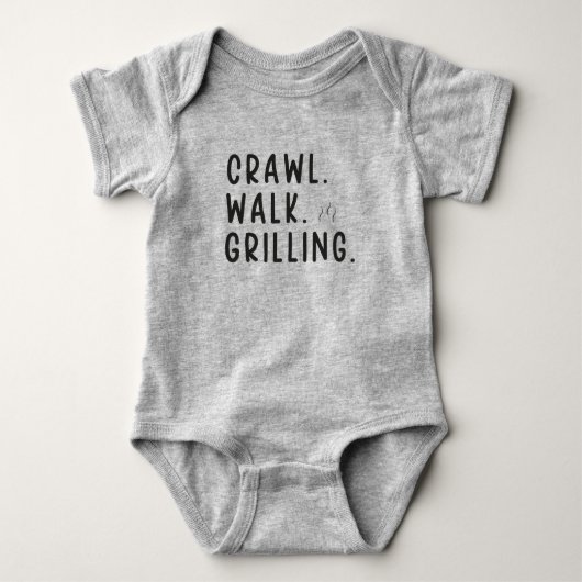 Crawl Walk Grillen Picknick Romper (Voorkant)