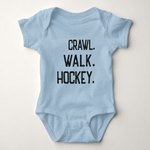 Crawl Walk Hockey - Schattig Klein Hockey  Romper