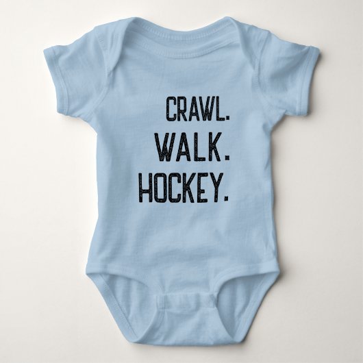 Crawl Walk Hockey - Schattig Klein Hockey Romper (Voorkant)