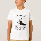 Crawl Walk Hockey T-shirt (Voorkant)