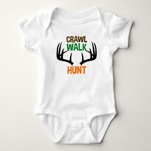 Crawl Walk Hunt Romper (Voorkant)