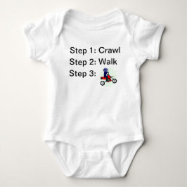 Crawl Walk Motocross Dirt Bike Romper