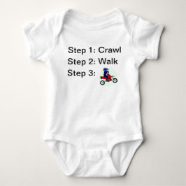 Crawl Walk Motocross  Romper
