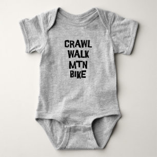 Crawl Walk Mountainbike Grappig Romper