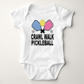 Crawl Walk Pickleball Romper (Voorkant)