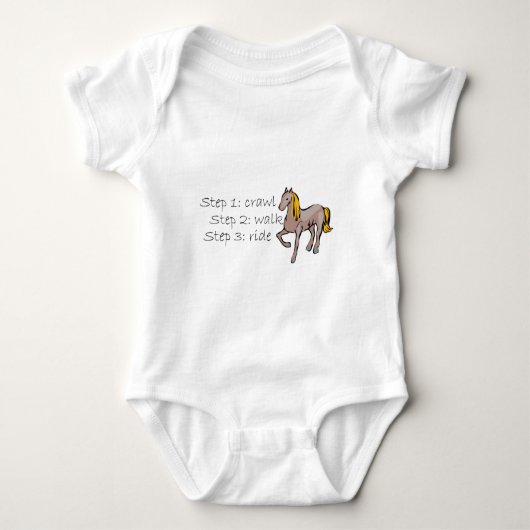 Crawl Walk Ride Romper (Voorkant)