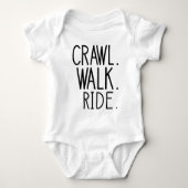 Crawl Walk Ride Romper (Voorkant)