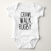 Crawl Walk Rugby Romper (Voorkant)