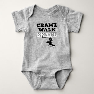 Crawl Walk Schaats Hockey Schaatsen Baby Romper