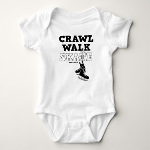Crawl Walk Schaats Hockey Schaatsen Baby Romper