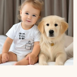 Crawl Walk Shop Gepersonaliseerde baby bodysuit