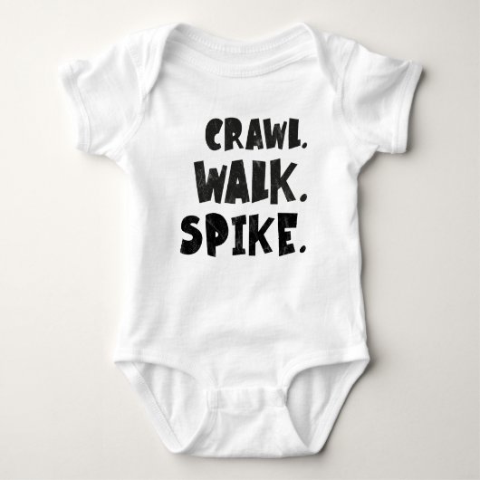 Crawl Walk Spike - Volleybal Baby Romper (Voorkant)