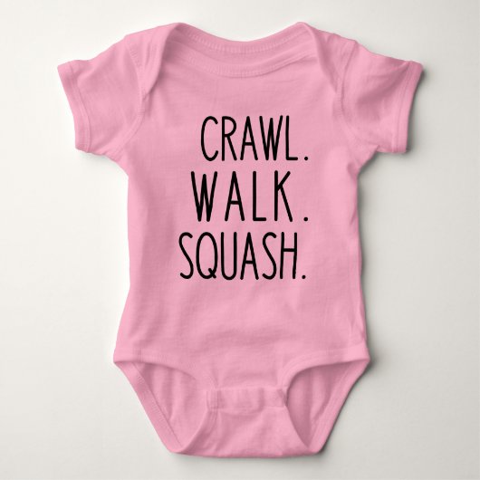 Crawl Walk Squash Sport Romper (Voorkant)