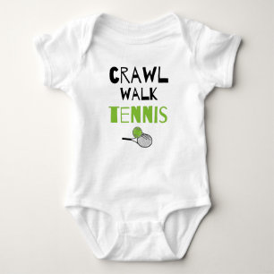 Crawl Walk Tennis Cute Little Tennis Buddy Romper