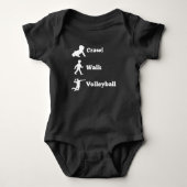 Crawl Walk Volleyball Romper (Voorkant)