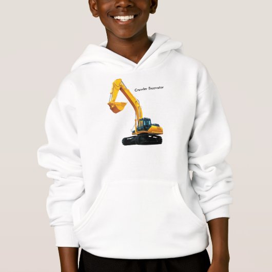 Crawler graafmachine voor Boys'-Hanes-Hoodie (Voorkant)