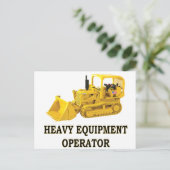 CRAWLER LOADER BRIEFKAART (Staand voorkant)