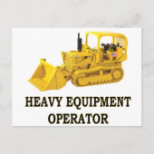 CRAWLER LOADER BRIEFKAART (Voorkant)