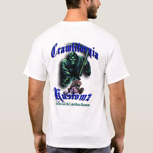 Crawlifornia Kdouanz Blue T-shirt (Achterkant)