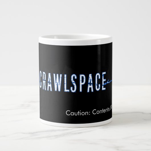 Crawlspace Coffee-Mok Grote Koffiekop (Voorkant)