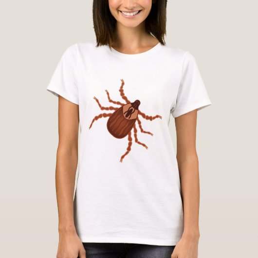 Crawly Realistic Illustration T-shirt (Voorkant)