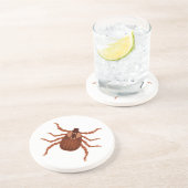 Crawly Realistic Illustration Zandsteen Onderzetter (Zijkant)
