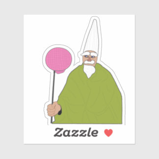 Crawly The Gnome Wizard Sticker