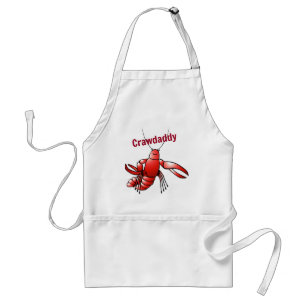 Crawpapa Red Crayfish Standaard Schort