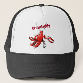 Crawpapa Red Crayfish Trucker Pet