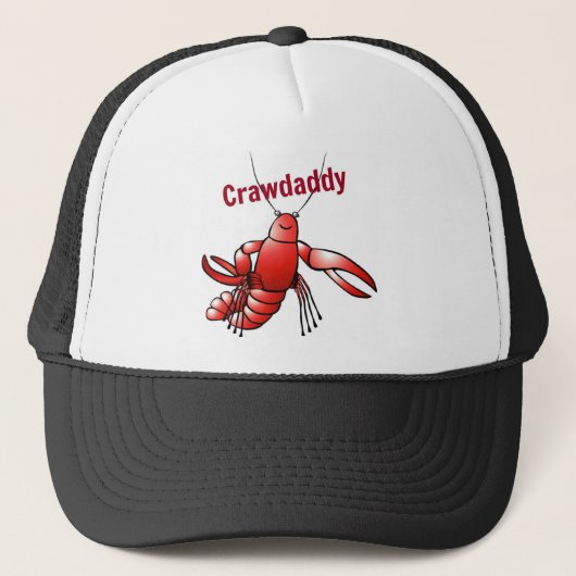 Crawpapa Red Crayfish Trucker Pet (Voorkant)