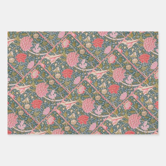 Cray - Art nouveau floral print by William Morris Inpakpapier Vel (Voorkant 2)
