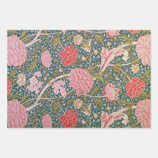 Cray - Art nouveau floral print by William Morris Inpakpapier Vel (Voorkant)