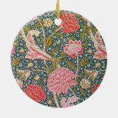 Cray - Art nouveau floral print by William Morris Keramisch Ornament (Achterkant)