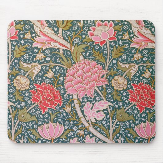 Cray - Art nouveau floral print van William Morris Muismat (Voorkant)