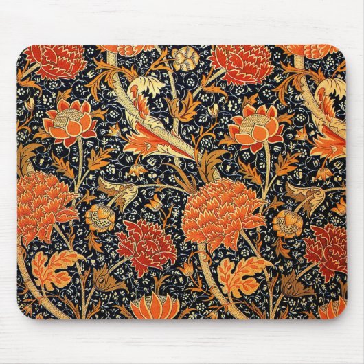 Cray, beroemd patroon van William Morris Muismat (Voorkant)
