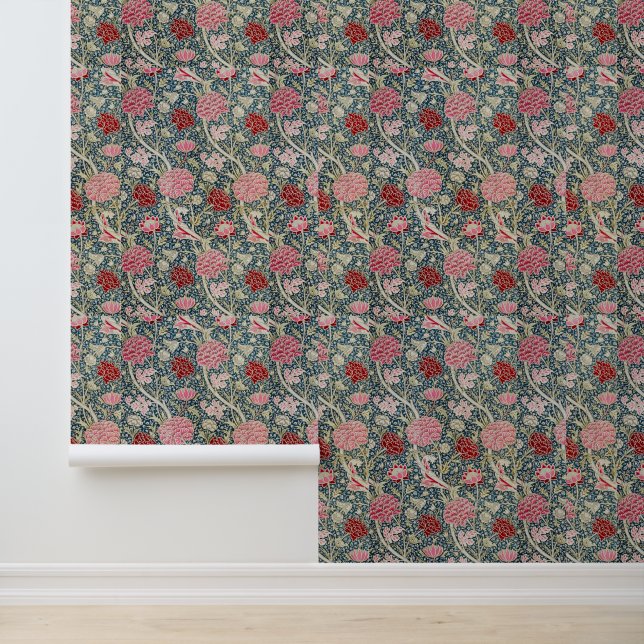 Cray botanisch patroon Morris William bloem Behang (Applicatie)
