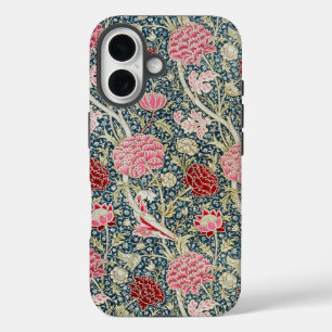 Cray Botanisch Patroon Morris William Bloem iPhone 16 Hoesje