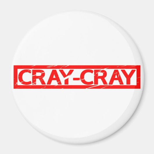 Cray-Cray Stamp Magneet (Voorkant)